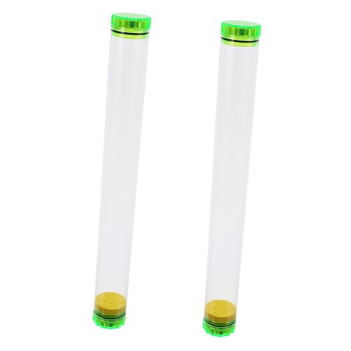 HANABASS Portable Fishing Float Tube Holder 2 Pack Float Lure Containers Tubes for Floating Fishing Tools