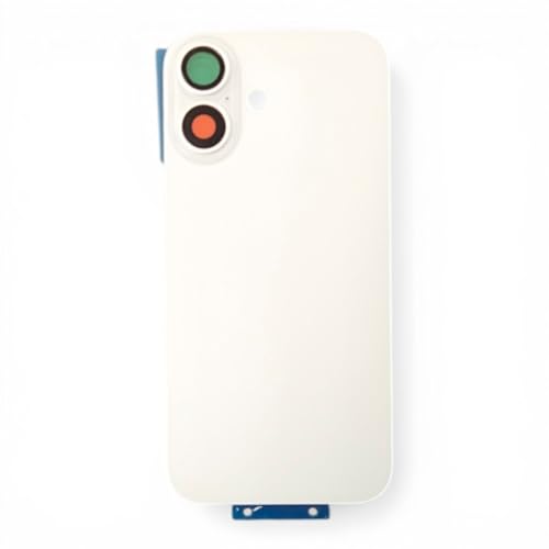 Vitre de la Coque iPhone 16 Smartex Verre Arriere Big Hole Blanc