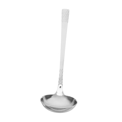 CHICAMPERA Cuchara de Servir de Acero Inoxidable Gruesa para Salsas y Aceites con Pato para Cocina y Hot Pot Utensilio Multifuncional para Uso Doméstico