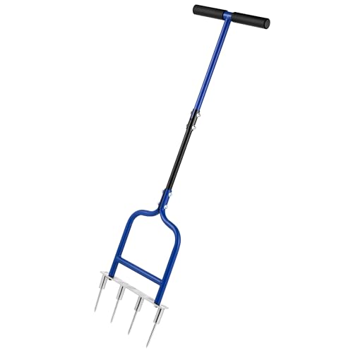 When do you aerate a garden lawn with a fork