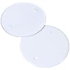 4PCS 5 Ceiling Cover Plate, Metal Plate Flat Round Electrical Cover, Round Electrical Box Cover, Ceiling Hole Cover, Screws Included, Hole Distance: 3.5