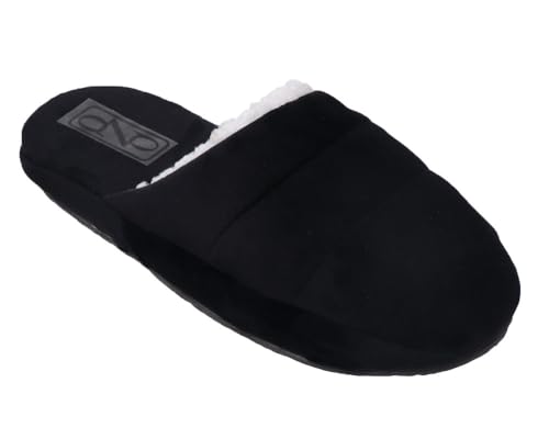 OZO Women's Plush Slippers - Black, 41 EU