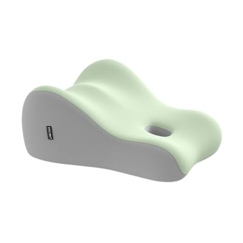 Sharplace Almohada de algodón viscoelástico para la Cama, Ideal para la Oficina, el hogar y el Dormitorio, Gris Verde