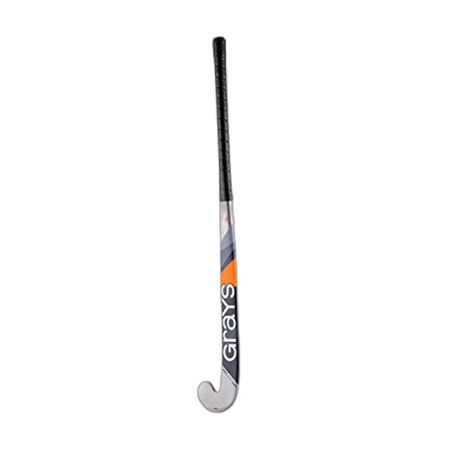 Grays Gx2000 Dynabow Junior Hockey Stick - Black/Silver (2022/23) - 35 Inch Light #TOP27