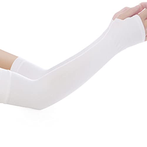 Storage Bag Manicotti di raffreddamento unisex multicolori facili da vestire pratico essenziale per attività all'aperto maniche di raffreddamento del braccio copertura sole blu, bianco, Taglia unica