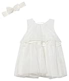 NAME IT Taufkleid Tüll Organza mit Kopfband nmfNELLA (56, Elfenbein)
