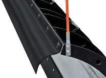Deflector, EX, 96in, Rubber 16120159