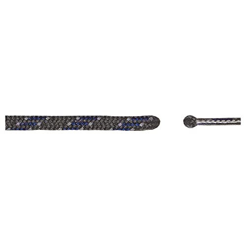 Lacets unisexes robustes 90 cm Barth gris bleu anti glissement