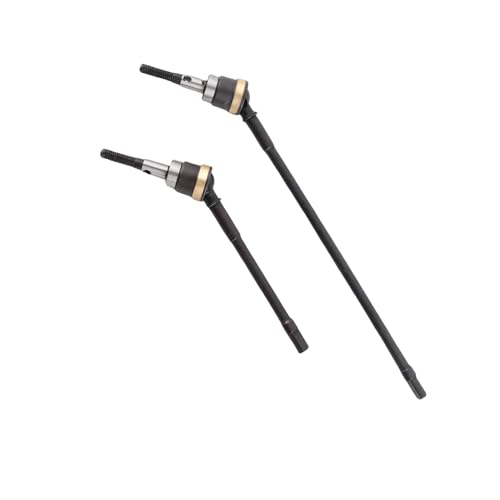 KIMISS Axial Ar60 Achsen Axial Wraith Achswellen Schwarz Cvd Antriebswelle Legierung Vorderachse Ersatzteile für Axial Wraith Rcwler Auto