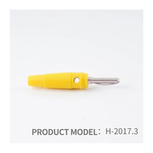 Conector banana apilable 4 mm con tornillo para altavoces en pack de 200 3
