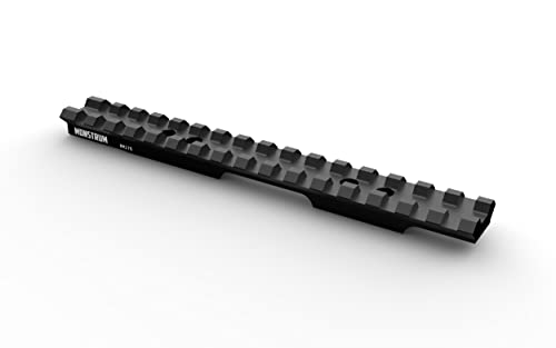 Monstrum Picatinny Rail Mount For Ruger American | Rimfire | Precision Picatinny Scope Rings | 1 Inch Diameter/High Profile | Bundle #TOP2