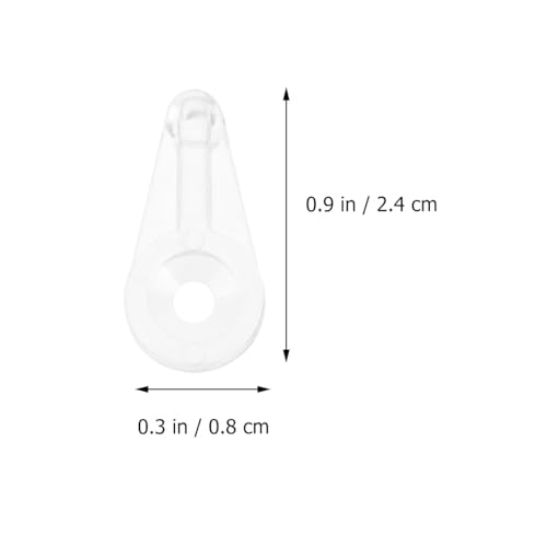 Homoyoyo 30����~���[�N���b�v �v���X�`�b�N���K���X�Œ�N���b�v ���[�h���[�u �L���r�l�b�g �{�I�p����������