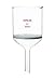 DONLAB EEA0151 Glass 150ml Buchner Filtering Funnel with Fritted Disc G1 Pore Size 50-70Î¼m