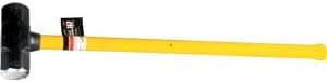 10lb Sledge Hammer with 35.4 in. Fiberglass Handle