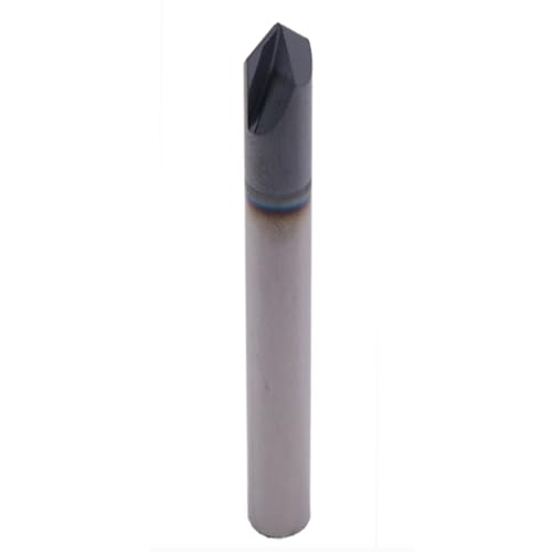 Image of BestParts High Performance 5Pcs Solid Carbide End Mills, Chamfer End Mill - Single End - AlTiN Coated, 2 Flute, 90 Chamfer Angle, 1 /4 inch Cutting Diameter, 1 /4 inch Shank Diameter, 2-1 /2 inch Overall Length