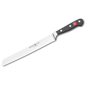 Wüsthof Classic 8″ Bread Knife, Black