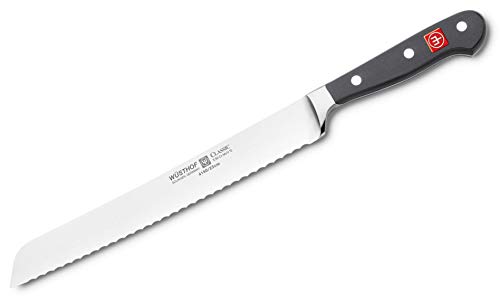 Wüsthof Classic 8" Bread Knife, Black