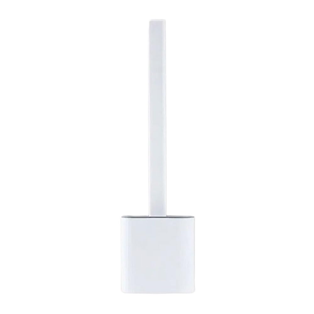 toilet brushes & holders Wall Mounted Silicone Toilet Brush Holder Set with Rubber Handle for Bathroom