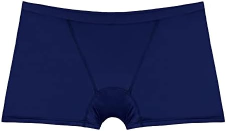 THINX Boyshort Period Underwear for Women, Period Panties, FSA HSA Approved Feminine Care, Menstrual Underwear Holds 4 Tampons, Navy, Large