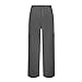 Womens Cargo Sweatpants - Oversized Fleece Wide Leg Baggy Joggers Pants, y2k Lounge Clothing, Fall Winter Fashion Dark Gray Sweatpants Women L
