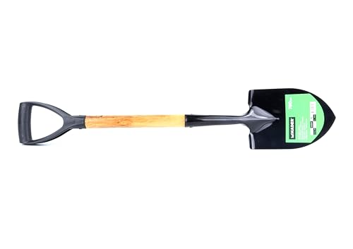 Pala de Punta, 780mm - pala resistente, fabricada en acero con mango ergonómico, ideal para cavar y mover tierra en jardinería.*