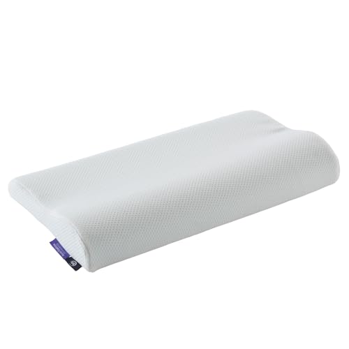 Serta(サータ)【 トラディション ピロー W61 LOタイプ】 P-1004 枕 幅 61cm 奥行 31cm 厚さ 10cm ホワイト 波型 ウレタン まくら 低反発 ヌードカバー付き 選べる4サイズ