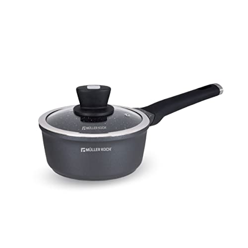 Müller Koch MK-5032 Sartén (antiadherente, revestimiento de mármol, para inducción, 18cm) Cover