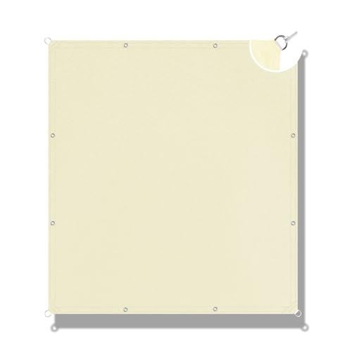 Cubierta impermeable para pérgola beige de alta densidad y 90% protección UV 2