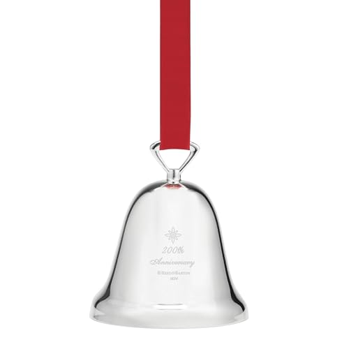 Reed And Barton 895958 2024 Annual Silverplate Christmas Bell - Thumbnail 2