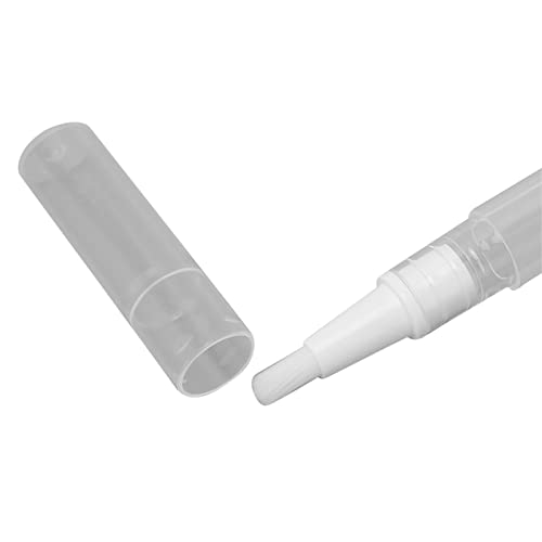 Pincel para caneta de óleo para cutículas, pincel para caneta de óleo para unhas preenchível transpa