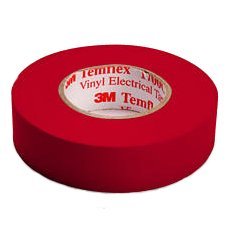 Temflex™ 1500 - PVC Electrical Tape (1 Roll Red 25 m x 19mm)