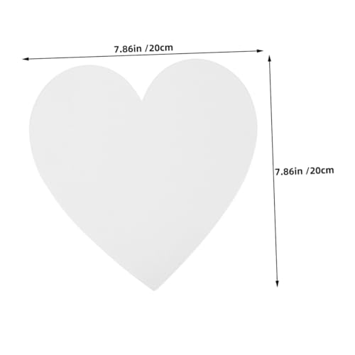 Paneles de lienzo con forma de corazón para evitar la deformación del bastidor tradicional 3