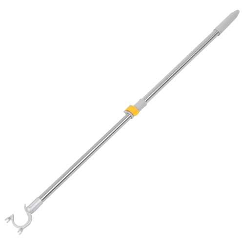 Levemolo Retractable Clothes Pole Lightweight Clothes Hanger Rod for Balcony Closet High Areas Design Christmas Lights