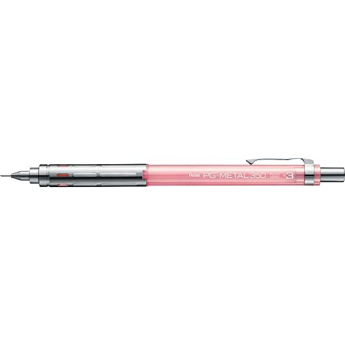 Porte-mines Pentel PG313-TP PG-METAL350 0,3 mm rose clair pour dessin