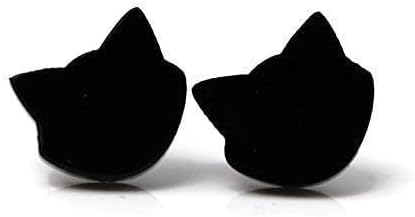 Metal Free Laser Cut Acrylic Earrings on Plastic Posts