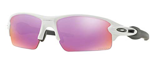 Oakley Flak 2.0 OO9295 929506 59M Polished White/Prizm Golf Sunglasses For Men+BUNDLE with Oakley Accessory Leash Kit