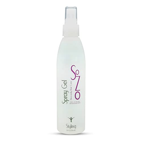 Sozo Spray Gel | Soft Hold And Shine Without Flaking | Molds And Texturizes All Types Of Hair | Great For Wet Or Dry | Sculpting Spray Gel, Natural Hold, Soft Finish | 8Oz #TOP6