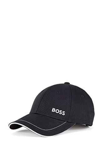 BOSS Hommes Cap-1 Casquette en Twill de Coton à Logo Contrastant