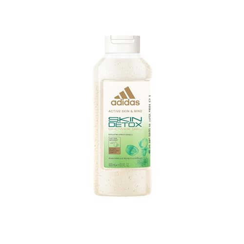 Adidas Active Skin & Mind, Skin Detox Shower Gel, ducha de mano para mujer, 400 ml