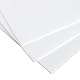 SINJEUN 50 Stück Schaumstoffplatte Weiß 3 mm, 25 x 20 cm Leichtschaumplatte, Schaumstoff Boards zum Basteln, Verpackung