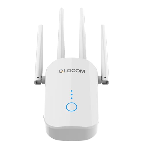 QLOCOM WLAN Repeater 1200Mbit/s Dualband WiFi Booster cfgighwry6qpdj