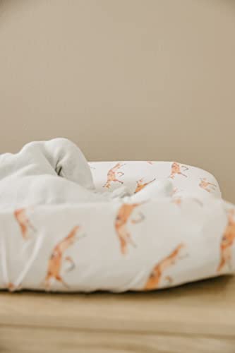 Housse de matelas à langer Copper Pearl Swift en tricot doux pour bébé