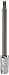 SK Hand Tool 42977 Torx Long T27 Drive Bit Socket, 1/4-Inch, Chrome