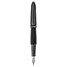 Diplomat D40301028 Aero Fountain Pen with Steel Broad Nib - Black