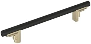 Signature Hardware 954043-6516 Anberlin 6-5/16 Inch Center to Center Bar Cabinet Pull - Golden Champagne