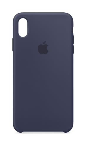 Image of Apple Silicone Case (for iPhone Xs Max) - Midnight Blue