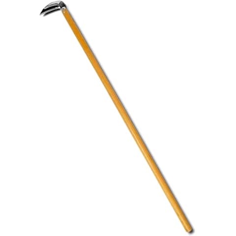 Garden Hoe Long Handle 42-3/4" Heavy Duty Japanese Stainless Steel, Made in JAPAN, Weeding Sickle Tool, Stand Up Weeder Hand Tool Cover