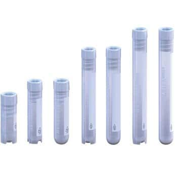 Argos Technologies PolarSafe® Sterile Cryovials, 3 mL, Skirted-Bottom, External Thread; 50/Cs