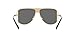 Versace Man Sunglasses Gold Frame, Brown Mirror Gold Lenses, 57MM