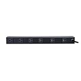 CyberPower CPS1215RMS Surge Protector, 120V/15A, 12 Outlets, 15ft Power Cord, 1U Rackmount